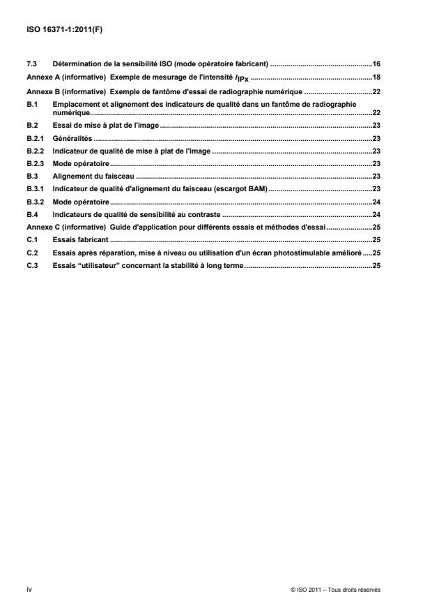 ISO 16371-1:2011 ISO 16371-1:2011 - Essais non destructifs -- Radiographie industrielle numérisée avec des plaques-images au phosphore - Page 4 preview