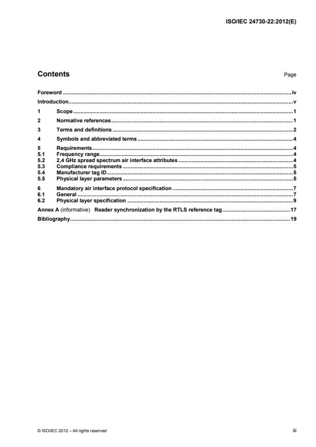 ISO/IEC 24730-22:2012 - Information technology -- Real time locating systems (RTLS)