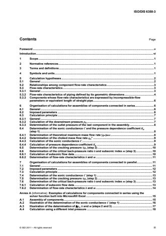 ISO 6358-3:2014 - Pneumatic fluid power -- Determination of flow-rate characteristics of components using compressible fluids