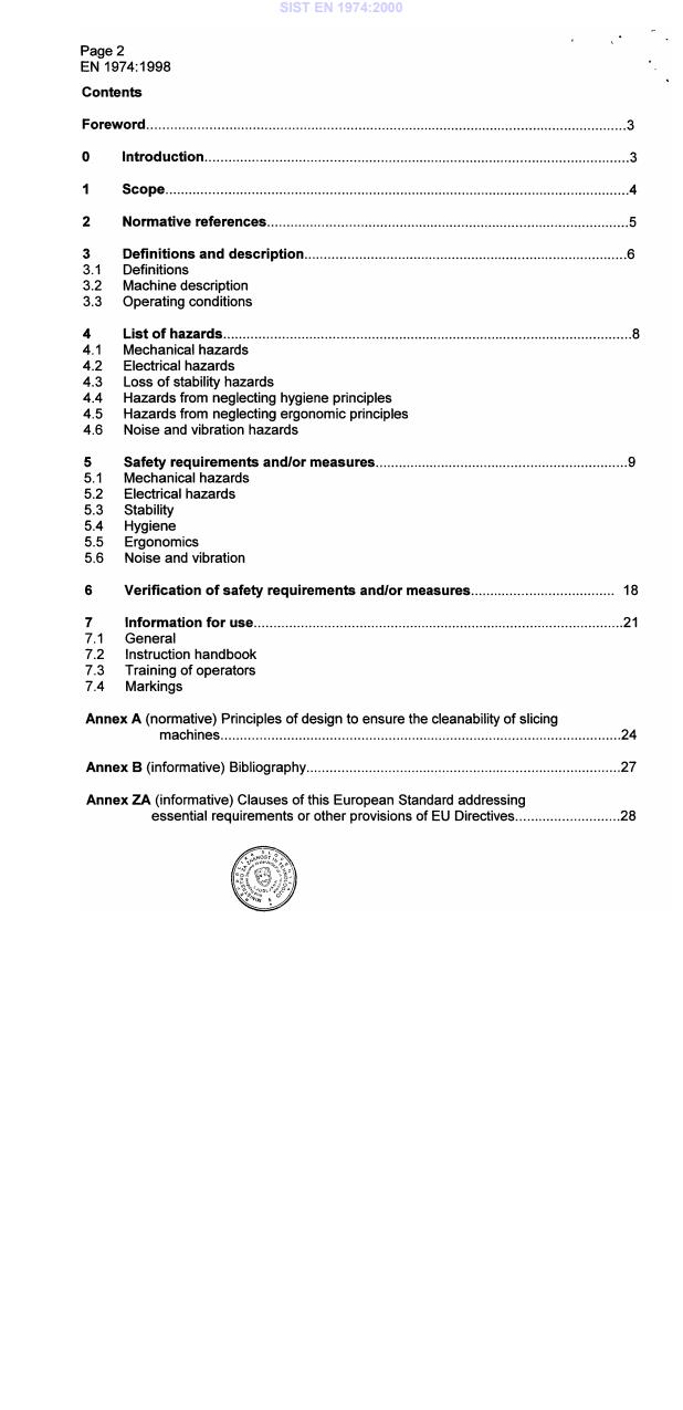 EN 1974:1998 EN 1974:2000 - Page 4 preview