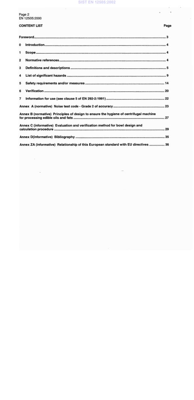 EN 12505:2000 EN 12505:2002 - Page 4 preview