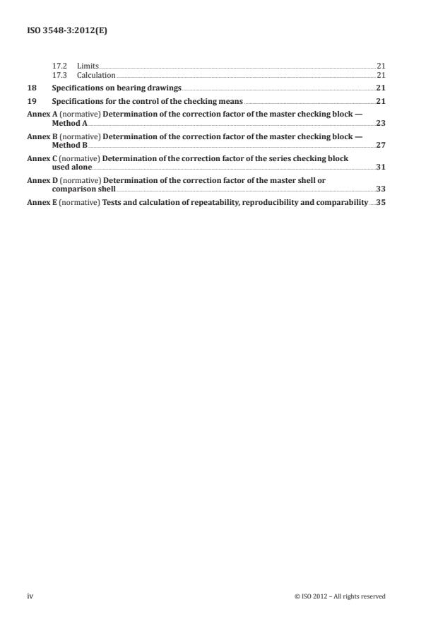 ISO 3548-3:2012 ISO 3548-3:2012 - Plain bearings -- Thin-walled half bearings with or without flange - Page 4 preview