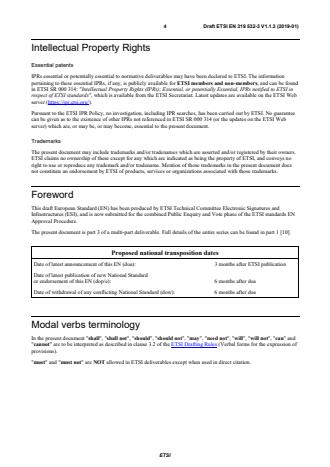ETSI EN 319 532-3 V1.1.3 (2019-01) - Electronic Signatures and Infrastructures (ESI); Registered Electronic Mail (REM) Services; Part 3: Formats - Page 4 preview