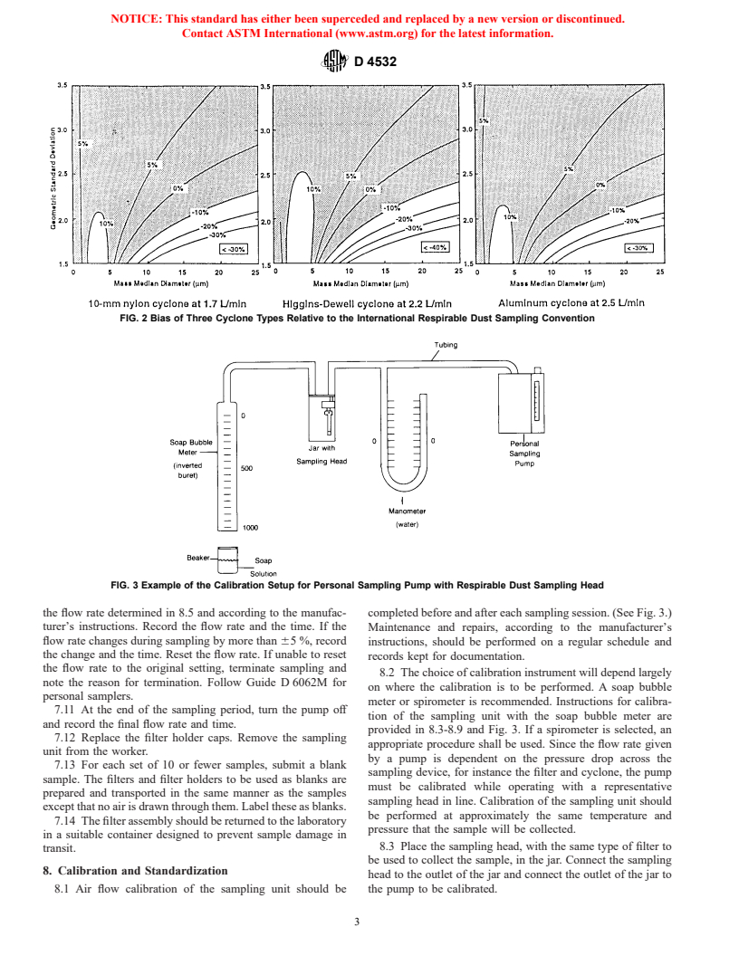 ASTM D4532-97 - Standard Test Method for Respirable Dust in Workplace Atmospheres