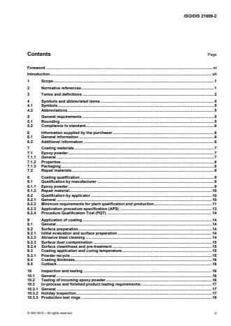 ISO 21809-2:2014 - Petroleum and natural gas industries -- External coatings for buried or submerged pipelines used in pipeline transportation systems