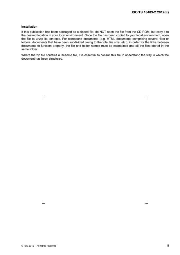 ISO/TS 16403-2:2012 ISO/TS 16403-2:2012 - Electronic fee collection -- Evaluation of equipment for conformity to ISO/TS 17575-4 - Page 3 preview