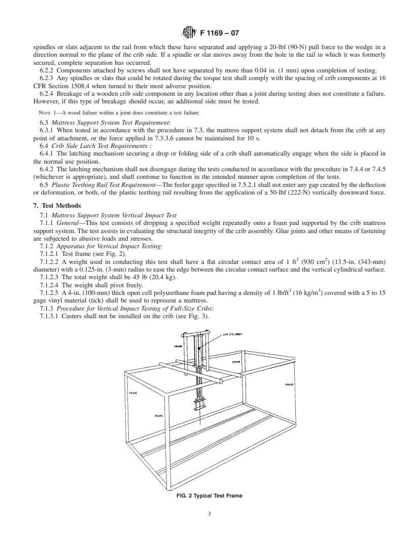 REDLINE ASTM F1169-07 - Standard Specification for Full-Size Baby Crib