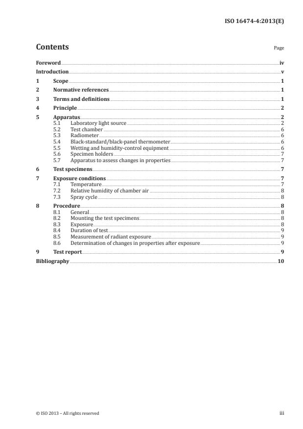 ISO 16474-4:2013 - Paints and varnishes -- Methods of exposure to laboratory light sources