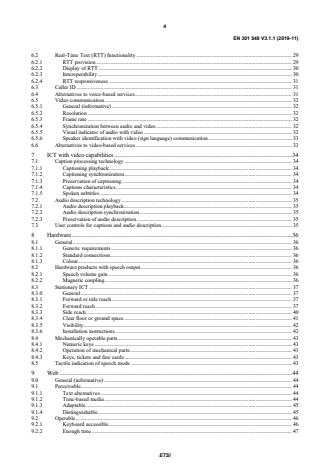 ETSI EN 301 549 V3.1.1 (2019-11) ETSI EN 301 549 V3.1.1 (2019-11) - Accessibility requirements for ICT products and services - Page 4 preview