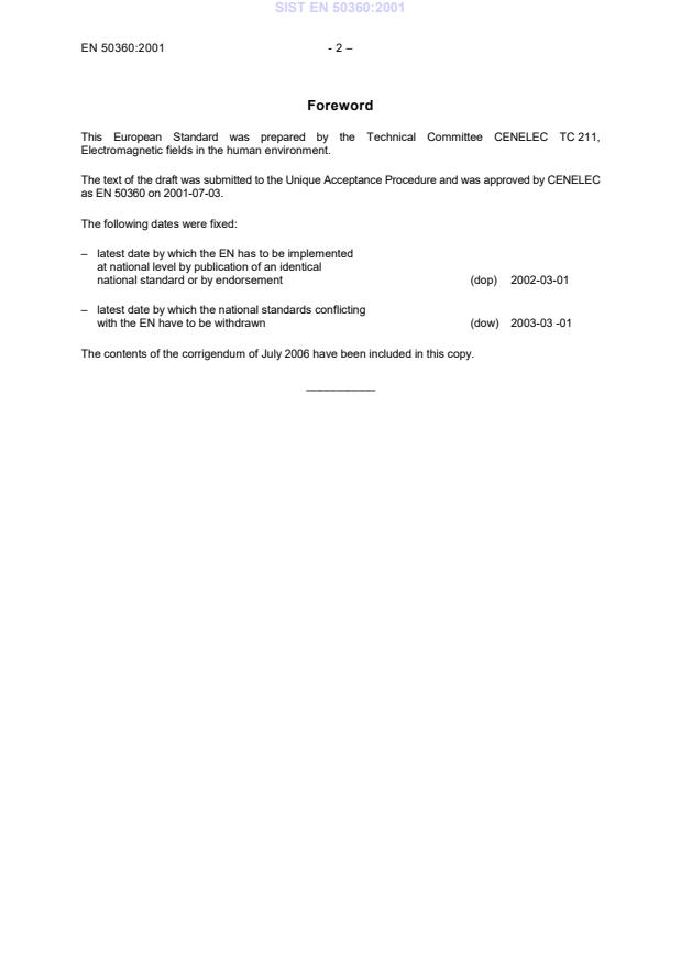 EN 50360:2001 EN 50360:2001 - Page 4 preview