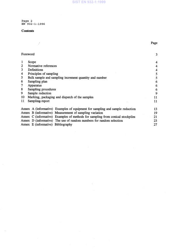 EN 932-1:1996 EN 932-1:1999 - Page 4 preview