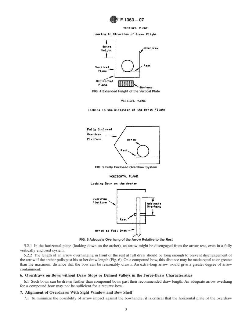 REDLINE ASTM F1363-07 - Standard Guide for Reduction of Risk of Injury for Archery Overdraws