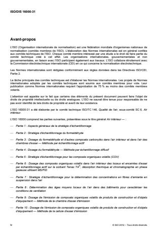 ISO 16000-31:2014 ISO 16000-31:2014 - Air intérieur - Page 4 preview