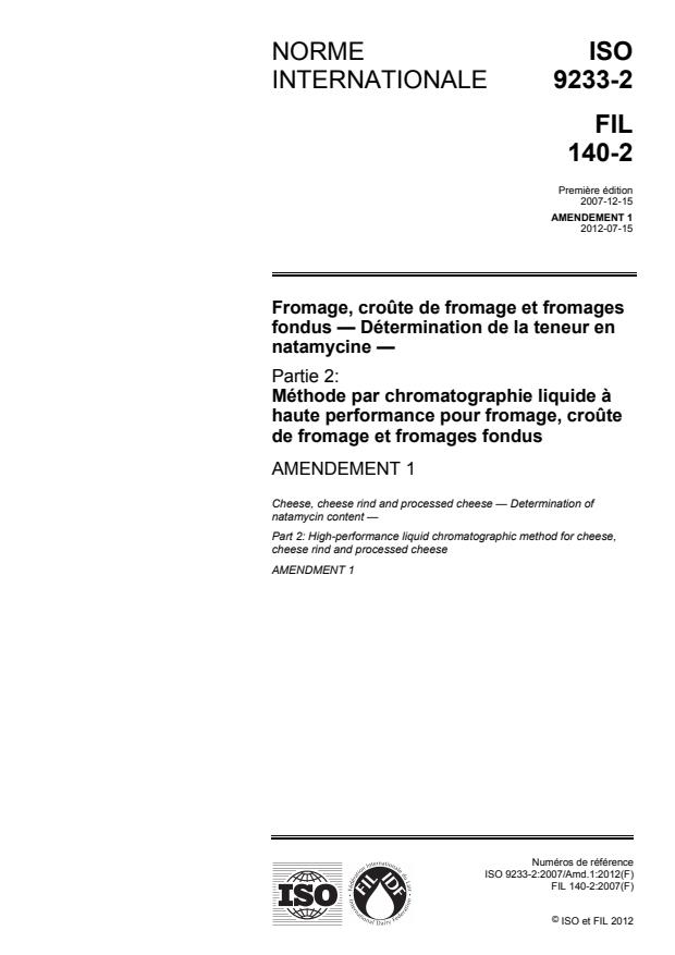 ISO 9233-2:2007/Amd 1:2012