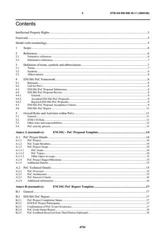 ETSI GS ENI 006 V2.1.1 (2020-05) - Experiential Networked Intelligence (ENI); Proof of Concepts Framework