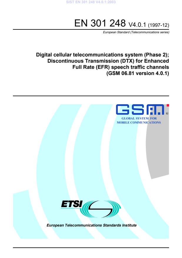 SIST EN 301 248 V4.0.1:2003