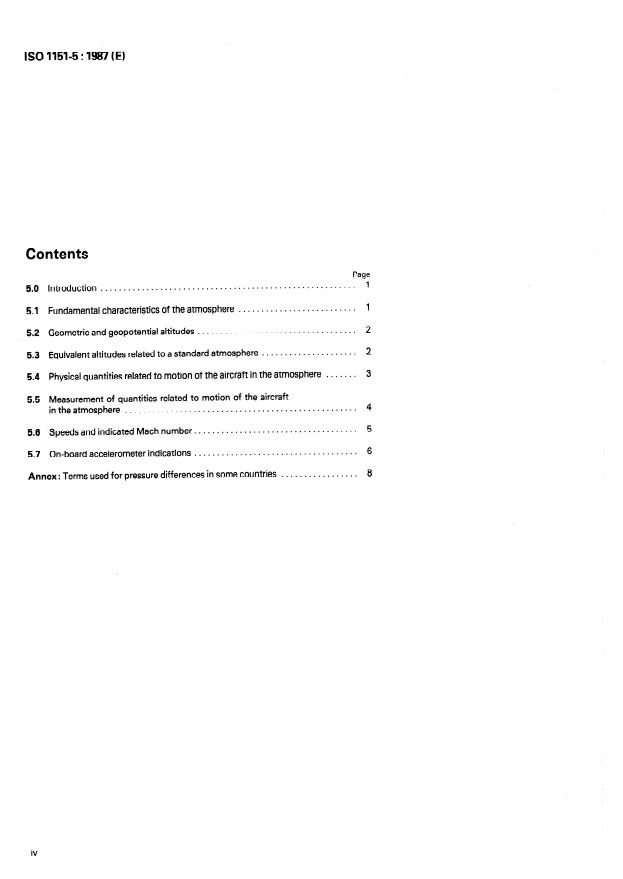 ISO 1151-5:1987 ISO 1151-5:1987 - Flight dynamics -- Concepts, quantities and symbols - Page 4 preview