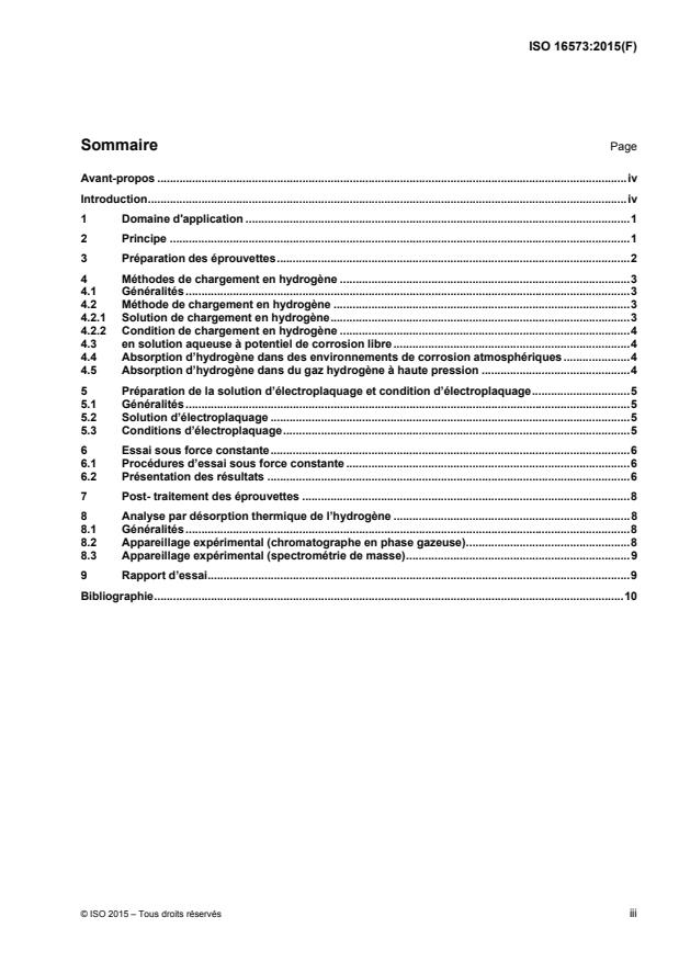ISO 16573:2015 - Acier -- Méthode de mesure pour l'évaluation de la résistance a la fragilisation par l'hydrogene des aciers a haute résistance
