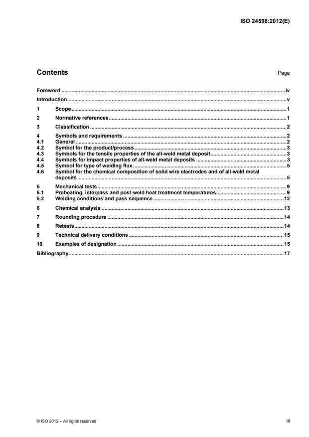ISO 24598:2012 - Welding consumables -- Solid wire electrodes, tubular cored electrodes and electrode-flux combinations for submerged arc welding of creep-resisting steels -- Classification