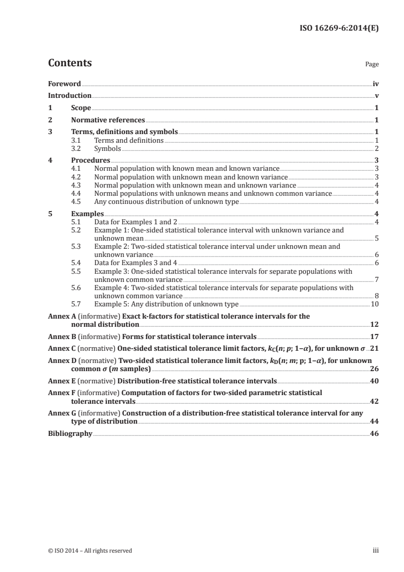 ISO 16269-6:2014 - Statistical interpretation of data — Part 6: Determination of statistical tolerance intervals
Released:1/23/2014