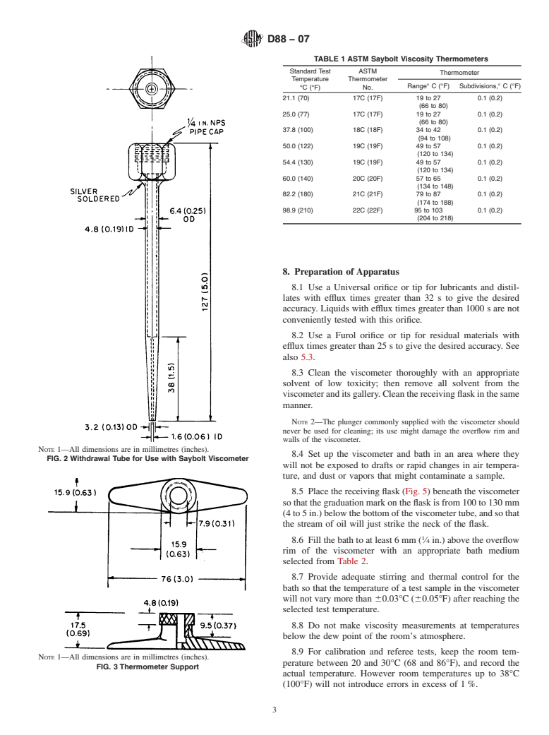 ASTM D88-07 - Standard Test Method for Saybolt Viscosity