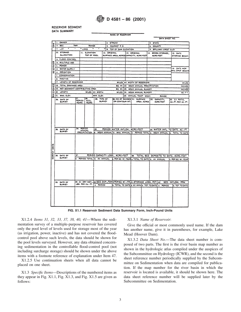 ASTM D4581-86(2001) - Standard Guide for Measurement of Morphologic Characteristics of Surface Water Bodies