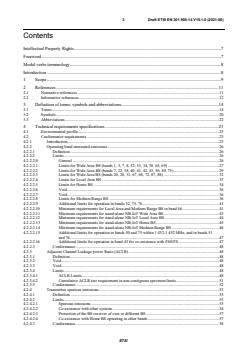 SIST EN 301 908-14 V15.1.1:2021 ETSI EN 301 908-14 V15.1.0 (2021-06) - IMT cellular networks; Harmonised Standard for access to radio spectrum; Part 14: Evolved Universal Terrestrial Radio Access (E-UTRA) Base Stations (BS) Release 15 - Page 3 preview