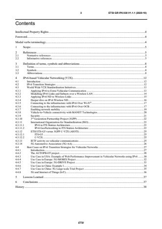 ETSI GR IP6 030 V1.1.1 (2020-10) - IPv6-based Vehicular Networking (V2X)