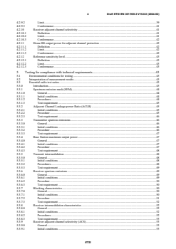 SIST EN 301 908-3 V15.1.1:2024 ETSI EN 301 908-3 V15.0.0 (2024-02) - IMT cellular networks; Harmonised Standard for access to radio spectrum; Part 3: CDMA Direct Spread (UTRA FDD) Base Stations (BS) Release 15 - Page 4 preview