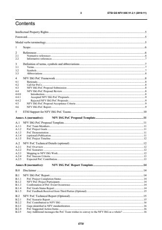 ETSI GS NFV 005 V1.2.1 (2019-11) - Network Functions Virtualisation (NFV); Proofs of Concept; Framework