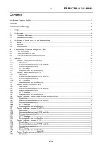 ETSI GS NFV-SOL 015 V1.1.1 (2020-01) - Network Functions Virtualisation (NFV); Protocols and Data Models; Specification of Patterns and Conventions for RESTful NFV-MANO APIs