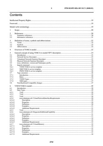 ETSI GS NFV-SOL 001 V2.7.1 (2020-01) - Network Functions Virtualisation (NFV) Release 2; Protocols and Data Models; NFV descriptors based on TOSCA specification