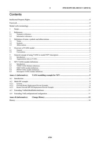 ETSI GS NFV-SOL 006 V2.7.1 (2019-12) - Network Functions Virtualisation (NFV) Release 2; Protocols and Data Models; NFV Descriptors based on YANG Specification