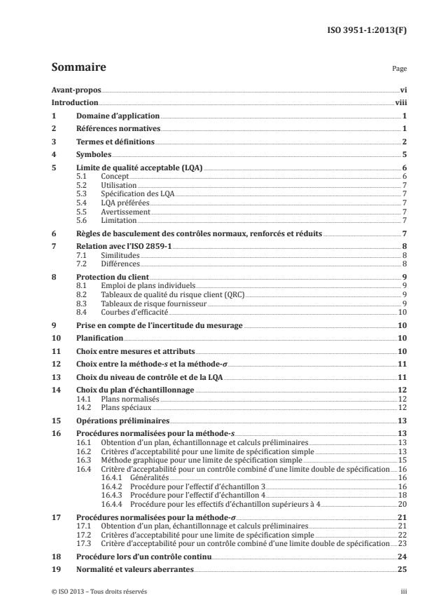 ISO 3951-1:2013 - Règles d'échantillonnage pour les contrôles par mesures