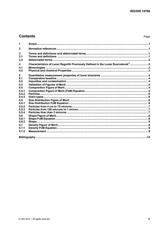 ISO 10788:2014 - Space systems -- Lunar simulants