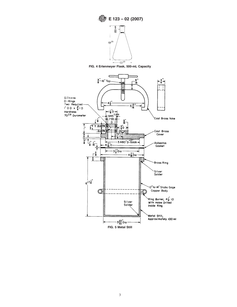 REDLINE ASTM E123-02(2007) - Standard Specification for Apparatus for Determination of Water by Distillation