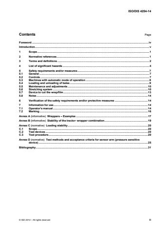 ISO 4254-14:2016 - Agricultural machinery --  Safety