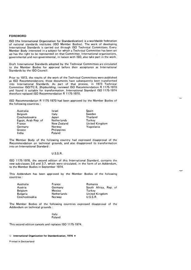 ISO 1175:1976 ISO 1175:1976 - Shipbuilding -- Dimensions and sectional properties of aluminium alloy sections for marine use - Page 2 preview