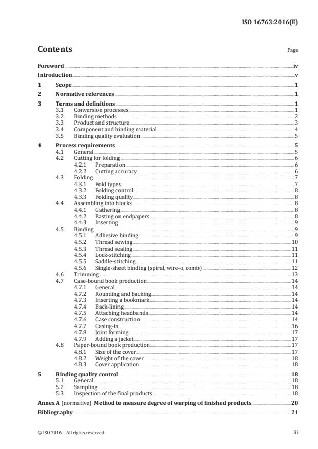ISO 16763:2016 - Graphic technology -- Post-press -- Requirements for bound products