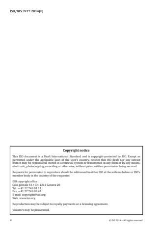 ISO 3917:2016 ISO 3917:2016 - Road vehicles -- Safety glazing materials -- Test methods for resistance to radiation, high temperature, humidity, fire and simulated weathering - Page 2 preview