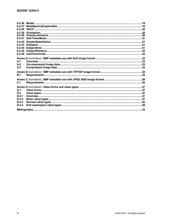 ISO 12234-3:2016 ISO 12234-3:2016 - Electronic still picture imaging -- Removable memory - Page 4 preview