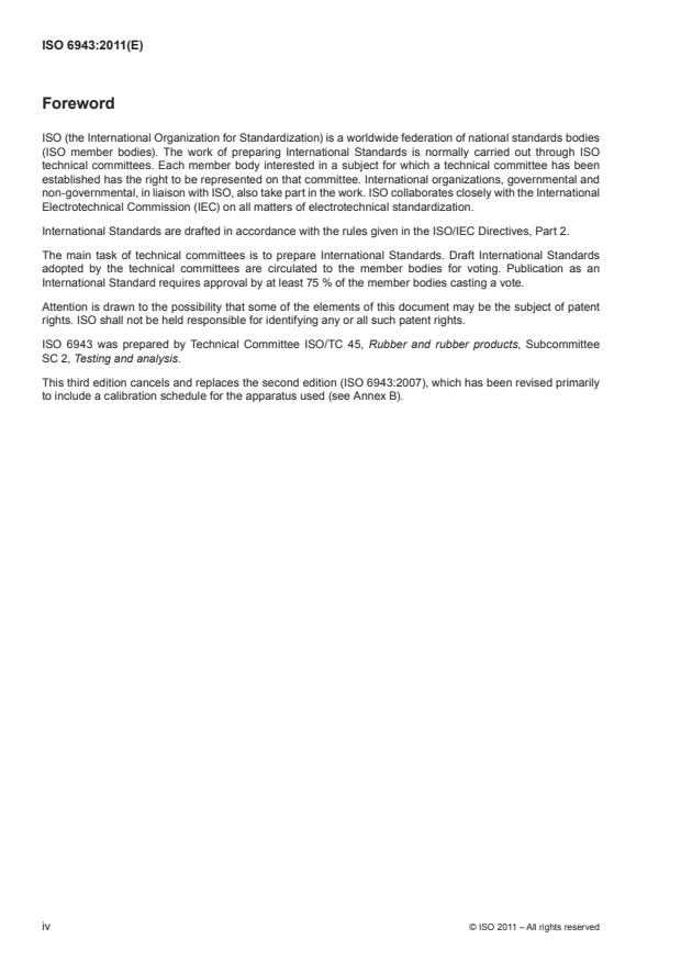 ISO 6943:2011 ISO 6943:2011 - Rubber, vulcanized -- Determination of tension fatigue - Page 4 preview