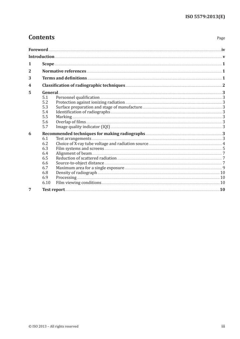 ISO 5579:2013 - Non-destructive testing — Radiographic testing of metallic materials using film and X- or gamma rays — Basic rules
Released:11/20/2013