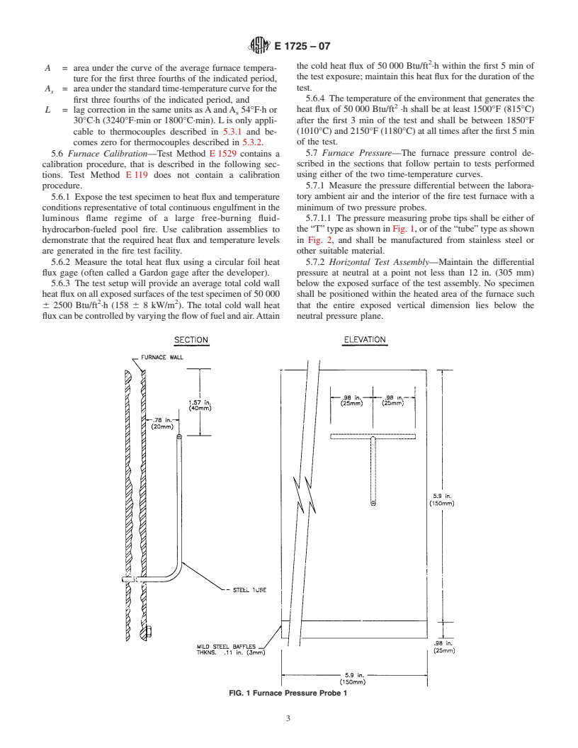 ASTM E1725-07 - Standard Test Methods for Fire Tests of Fire-Resistive Barrier Systems for Electrical System Components