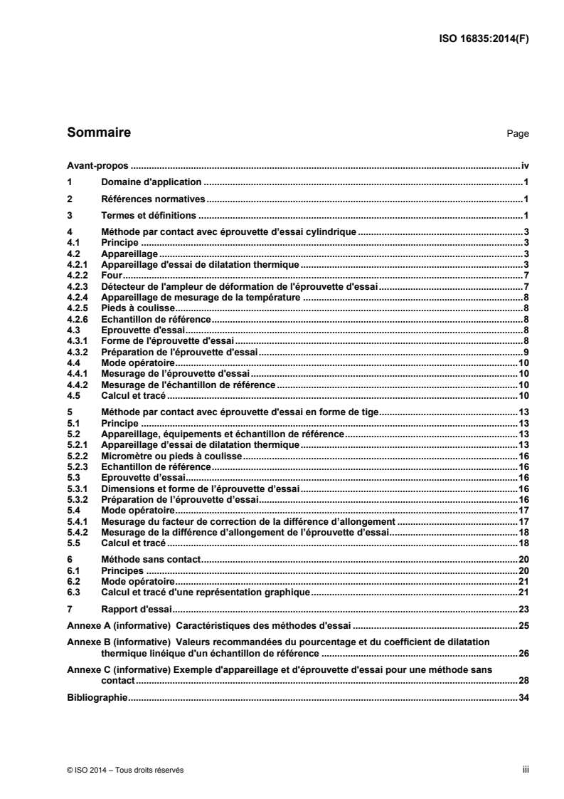 ISO 16835:2014 - Produits réfractaires — Détermination de la dilatation thermique
Released:5/6/2015