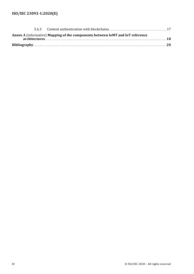 ISO/IEC 23093-1:2020 ISO/IEC 23093-1:2020 - Information technology -- Internet of media things - Page 4 preview