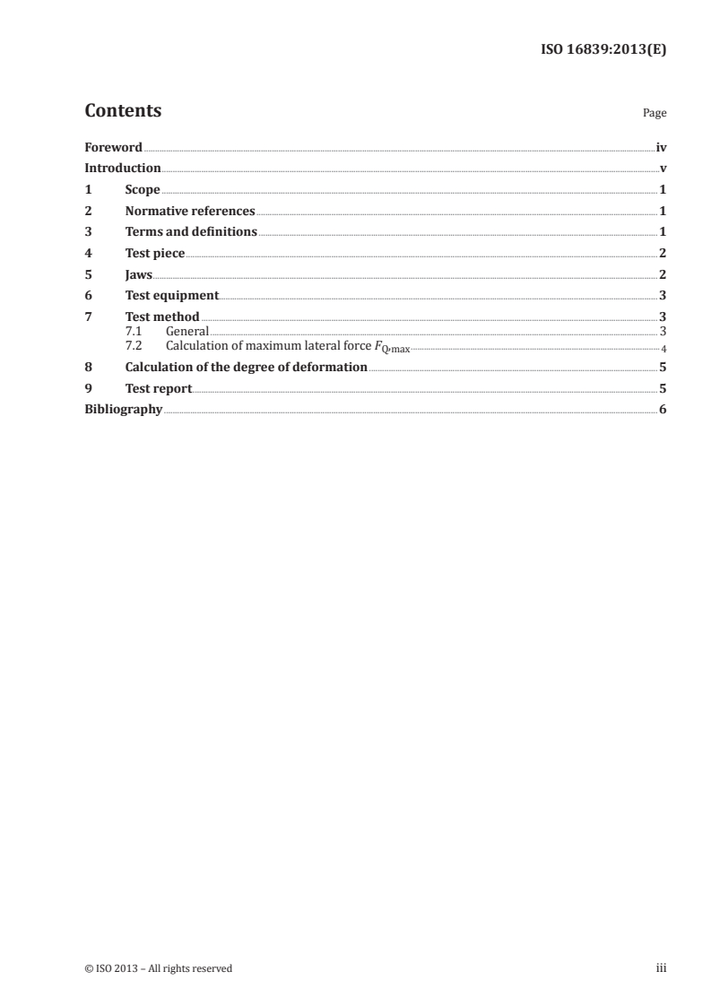 ISO 16839:2013 - Steel wire ropes — Determination of the transverse rigidity of steel wire ropes under no axial load condition
Released:1/23/2014