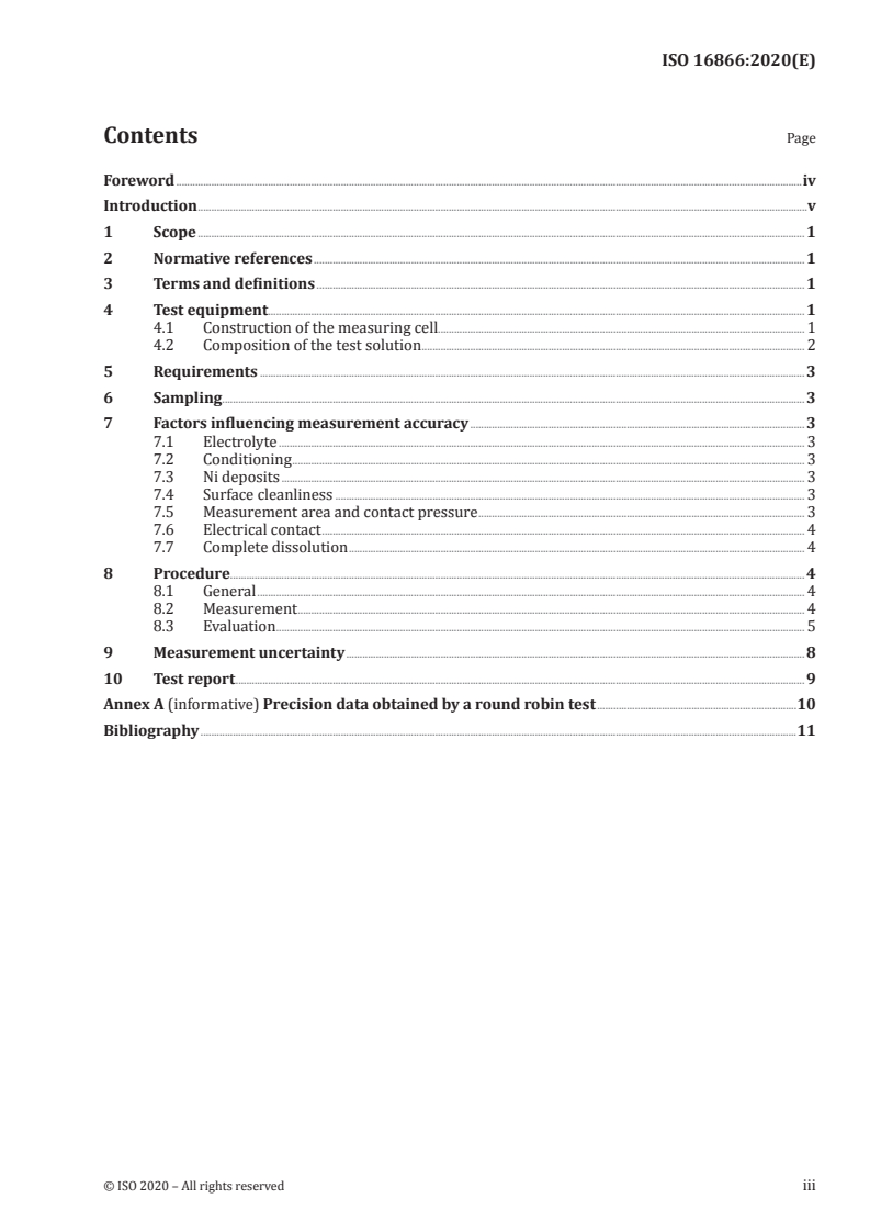 ISO 16866:2020 - Metallic and other inorganic coatings — Simultaneous thickness and electrode potential determination of individual layers in multilayer nickel deposits (STEP test)
Released:10/6/2020