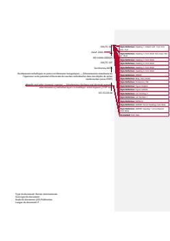 REDLINE ISO 16866:2020 - Metallic and other inorganic coatings — Simultaneous thickness and electrode potential determination of individual layers in multilayer nickel deposits (STEP test)
Released:7. 12. 2022 - Page 1 preview