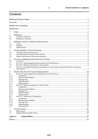 ETSI TR 103 675 V1.1.1 (2020-12) - SmartM2M; AI for IoT: A Proof of Concept